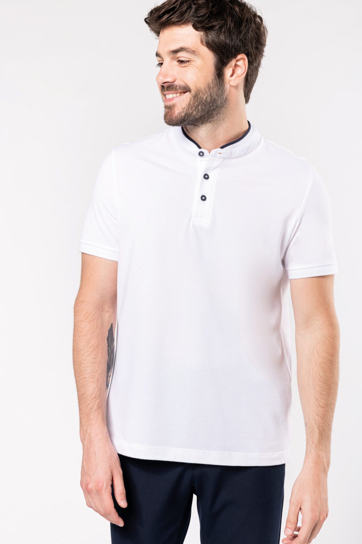 Polo col mao manches courtes homme - K223 – Image 1
