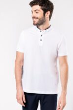 Polo col mao manches courtes homme - K223