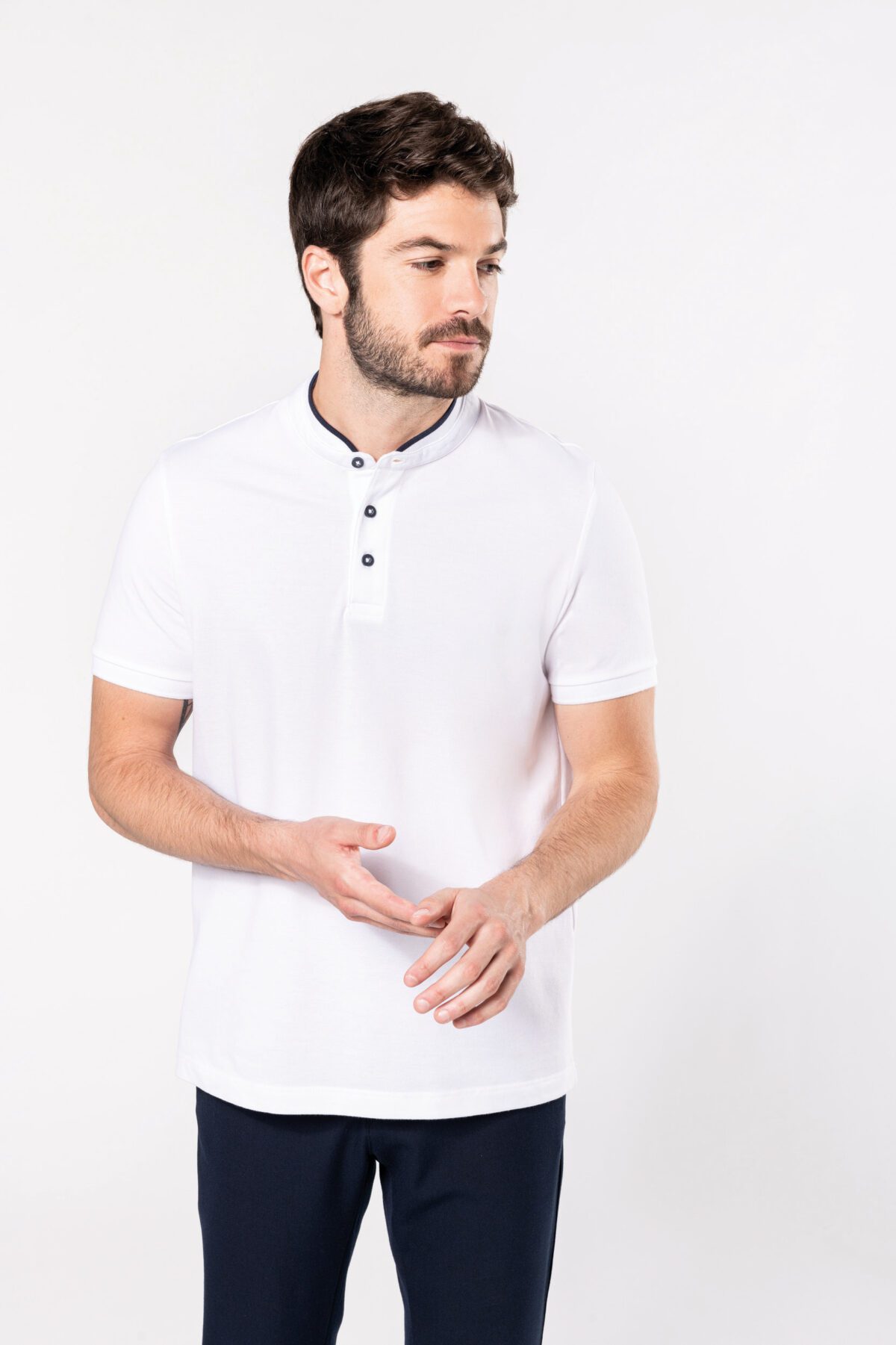 Polo col mao manches courtes homme - K223 – Image 3