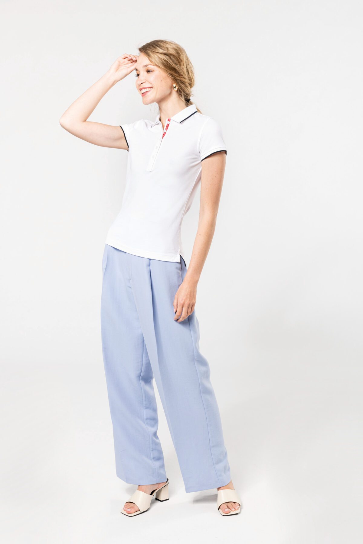 Polo maille piquée MC femme - K252 – Image 4