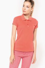 Polo piqué manches courtes femme - K255