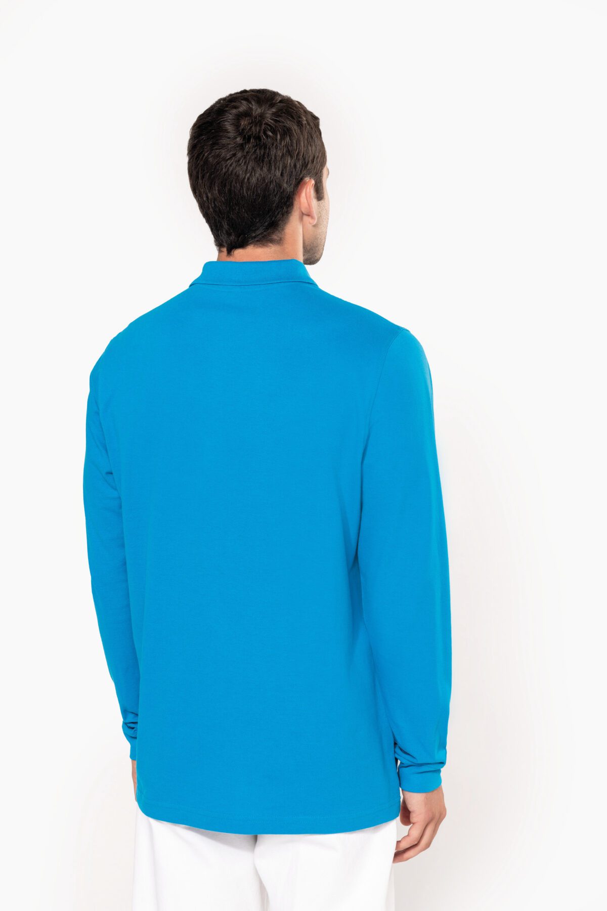 Polo piqué manches longues homme - K256 – Image 2