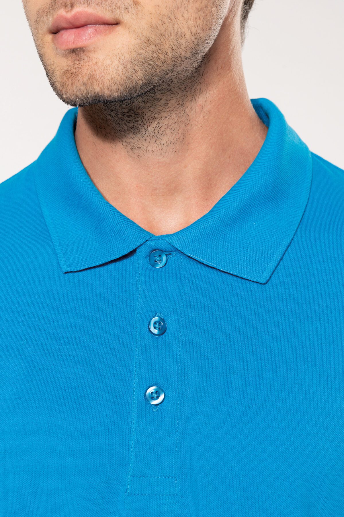 Polo piqué manches longues homme - K256 – Image 10