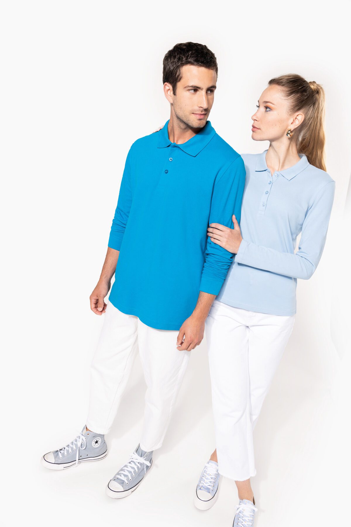 Polo piqué manches longues homme - K256 – Image 8