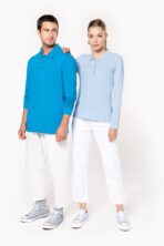Polo piqué manches longues homme - K256 – Image 9