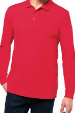 Polo piqué manches longues homme - K256 – Image 16