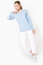Polo piqué manches longues femme - K257 – Image 4
