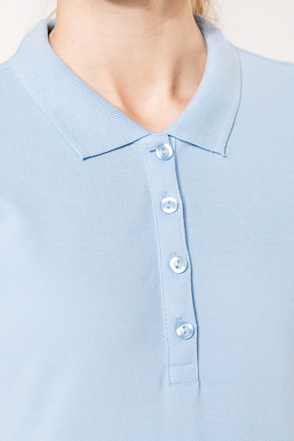 Polo piqué manches longues femme - K257 – Image 10