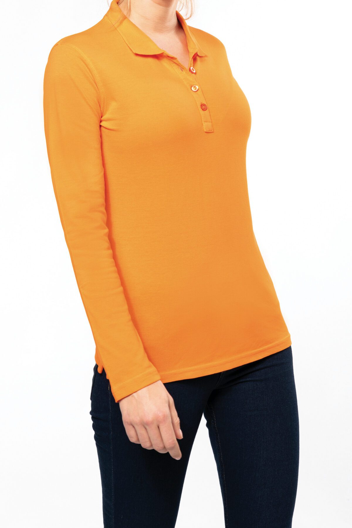 Polo piqué manches longues femme - K257 – Image 17