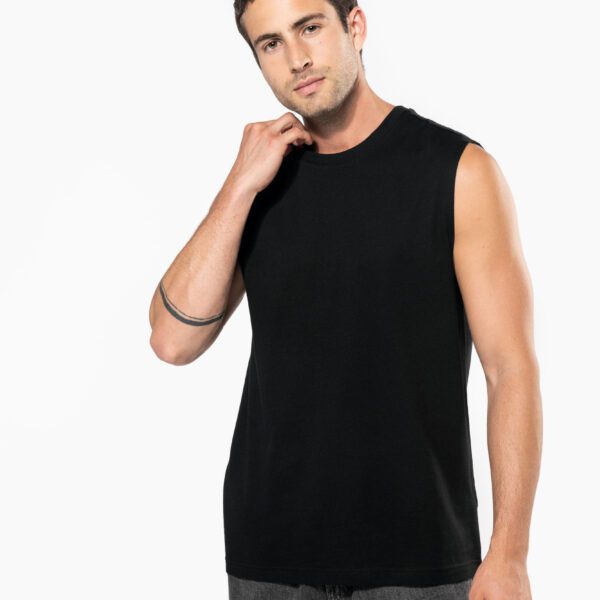 T-shirt personnalisé sans manches écoresponsable
