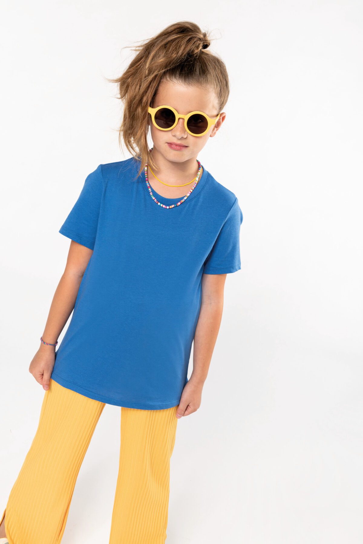 T-shirt personnalisé bio col rond enfant