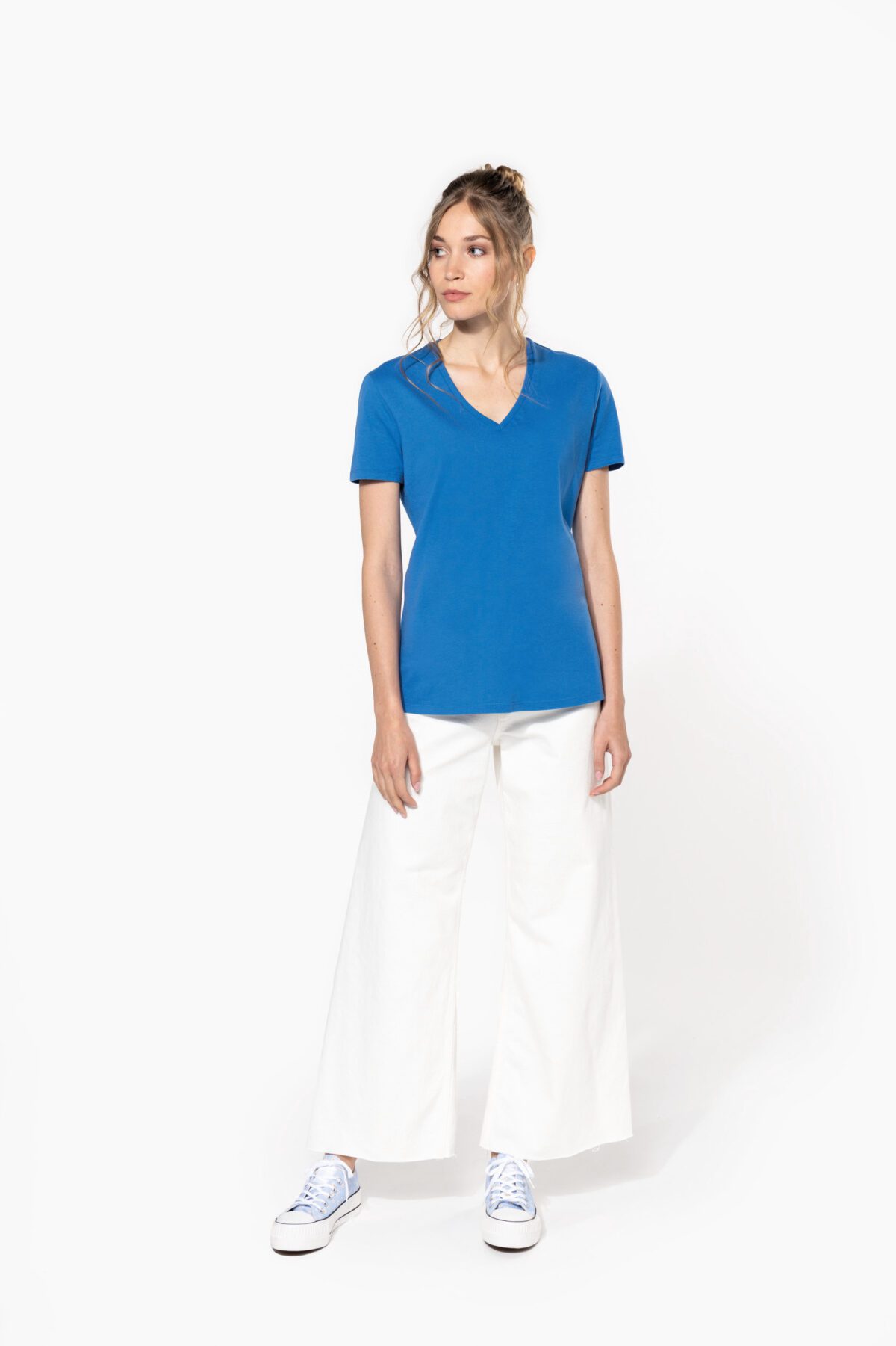 T-shirt personnalisé BIO150IC col V femme - K3029IC – Image 11