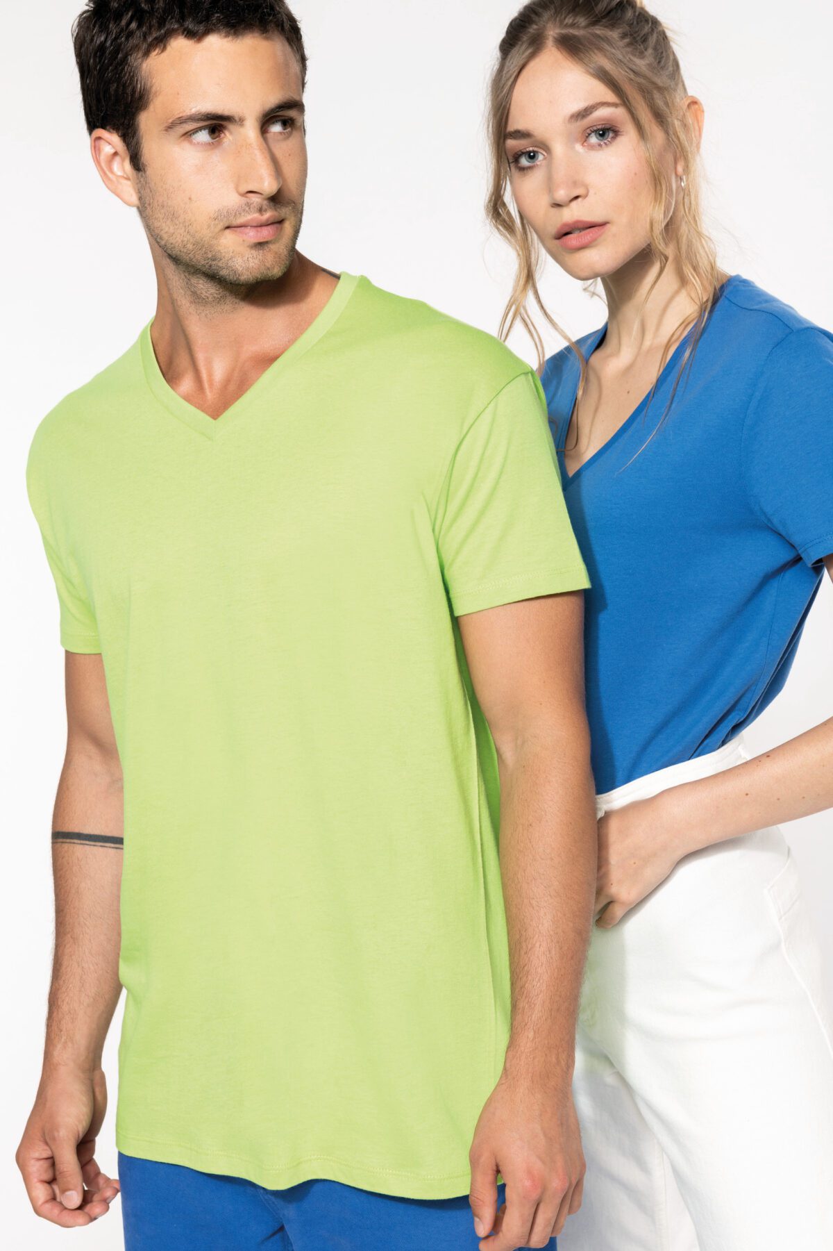 T-shirt personnalisé Bio150IC col V homme - K3028IC – Image 9