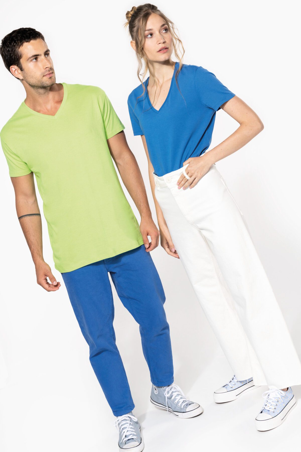 T-shirt personnalisé Bio150IC col V homme - K3028IC – Image 5