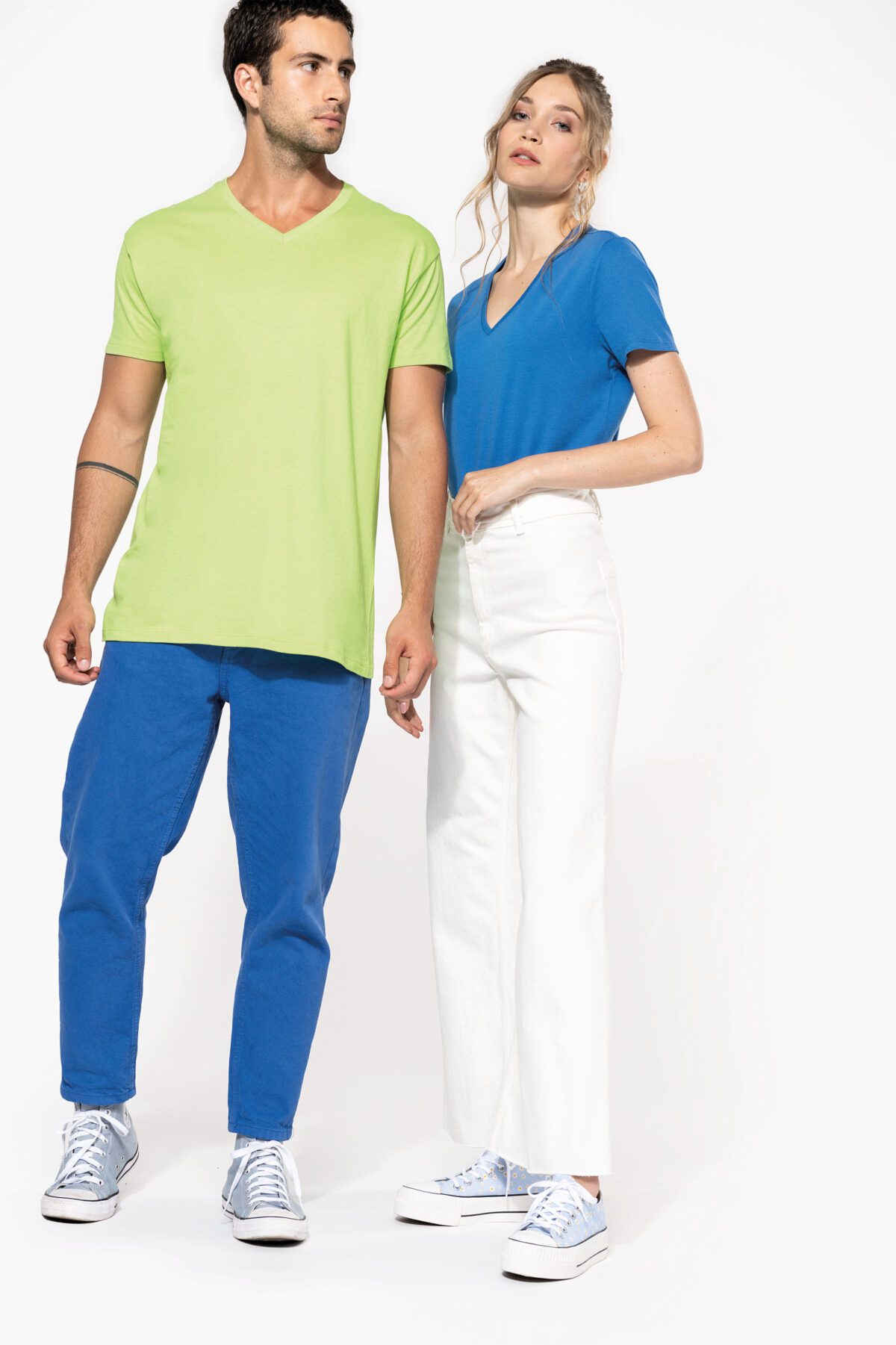 T-shirt personnalisé Bio150IC col V homme - K3028IC – Image 10