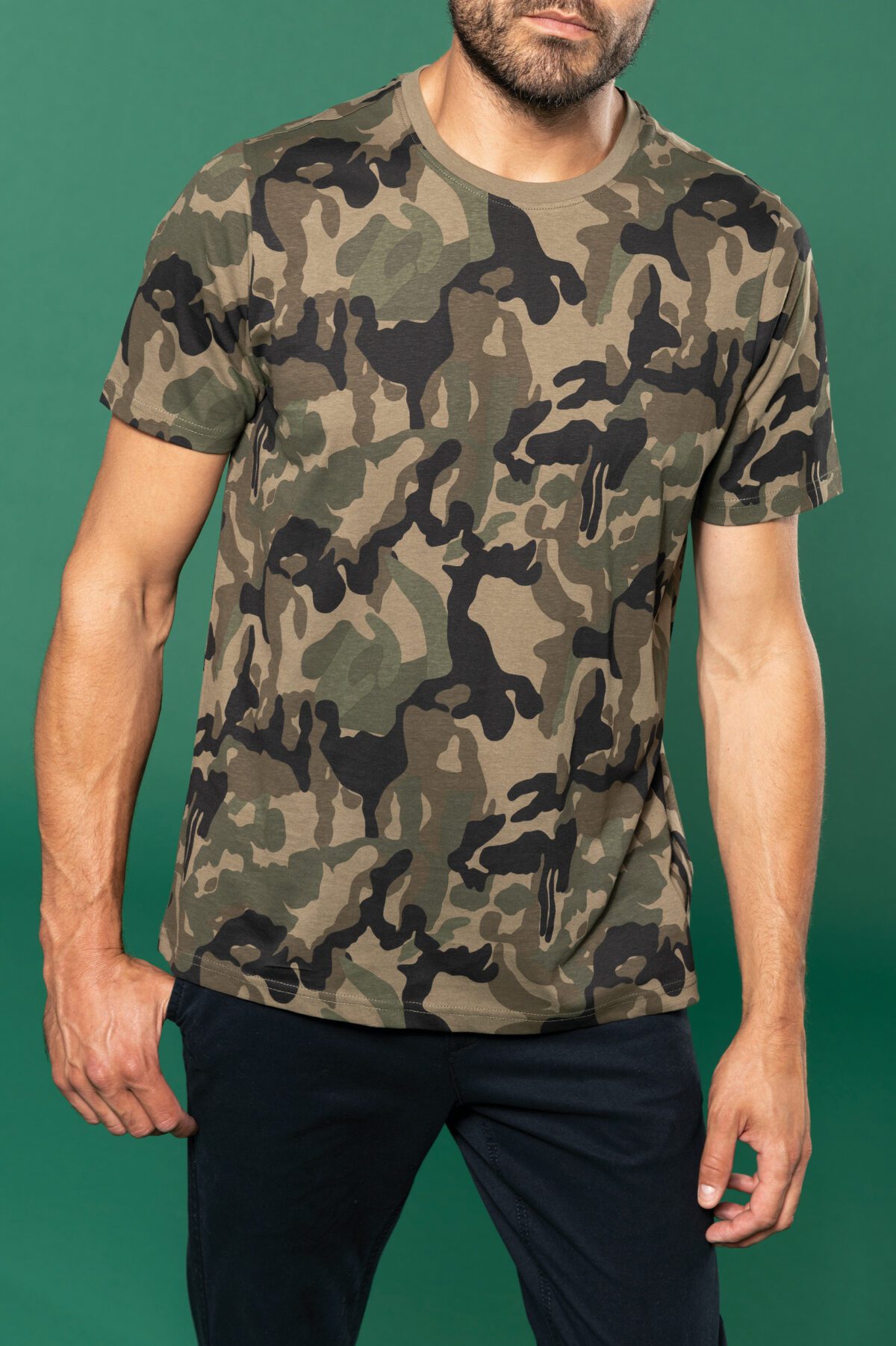 T-shirt personnalisé camo manches courtes homme - K3030 – Image 14