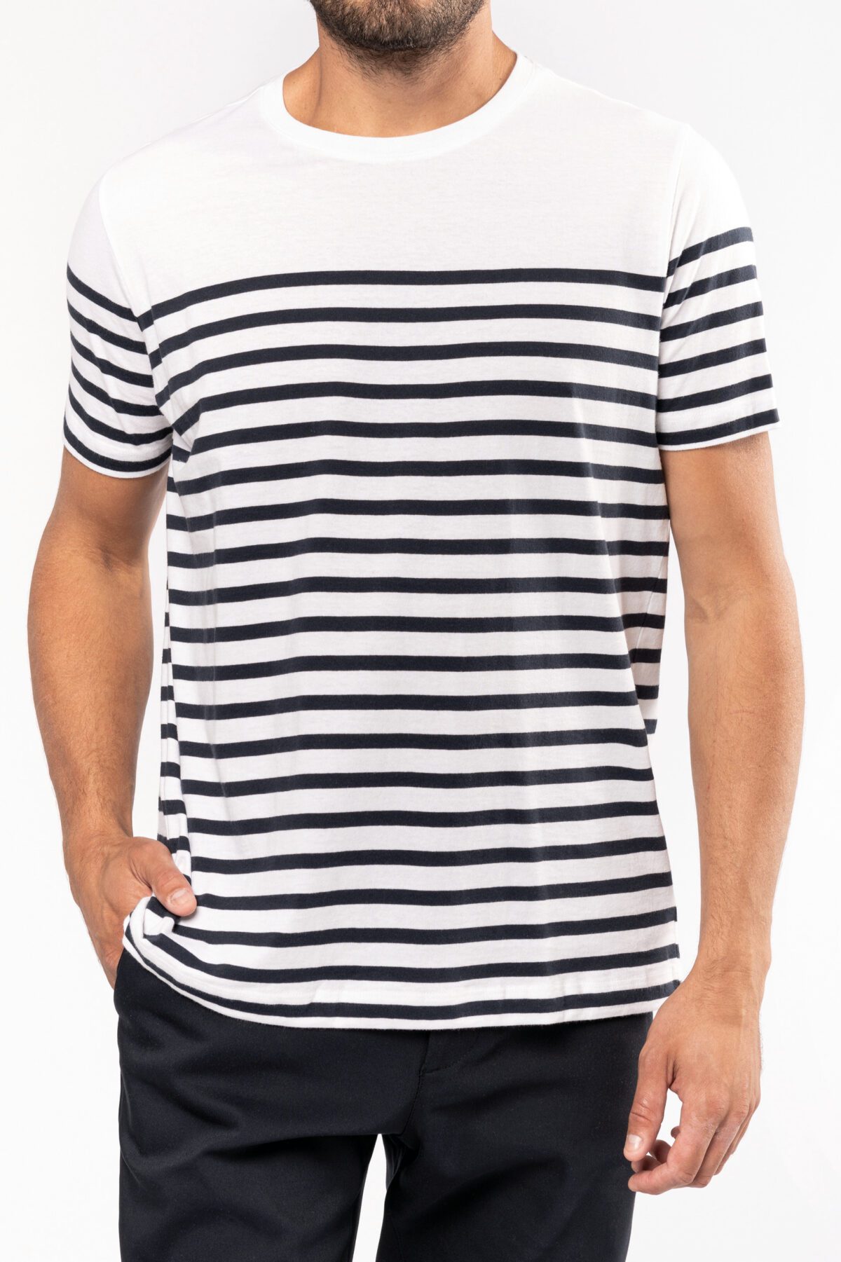 T-shirt personnalisé marin col rond Bio homme - K3033 – Image 17