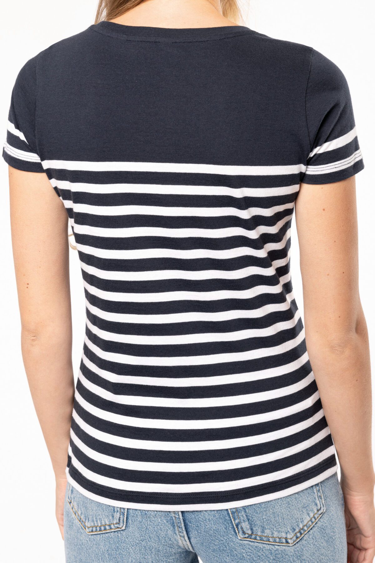 T-shirt personnalisé marin col rond Bio femme - K3034 – Image 16