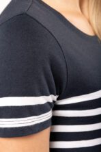 T-shirt personnalisé marin col rond Bio femme - K3034 – Image 7