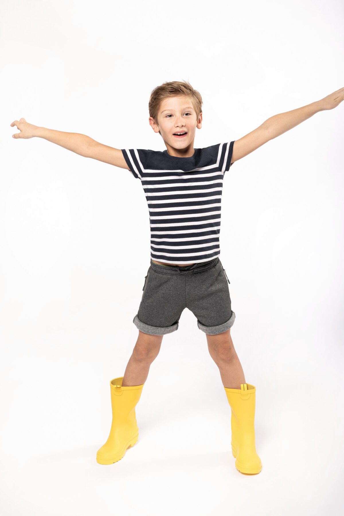 T-shirt personnalisé marin col rond Bio enfant - K3035 – Image 3