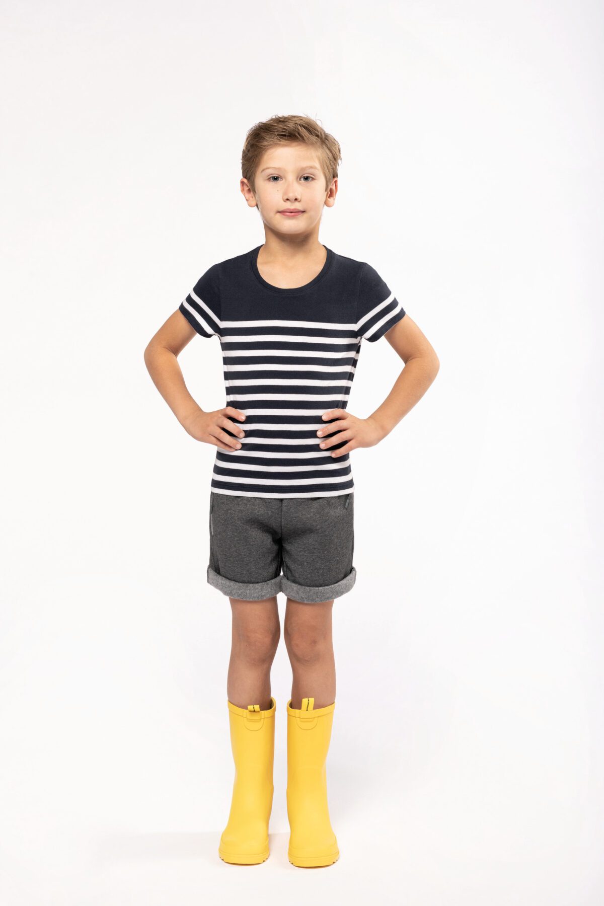 T-shirt personnalisé marin col rond Bio enfant - K3035 – Image 8