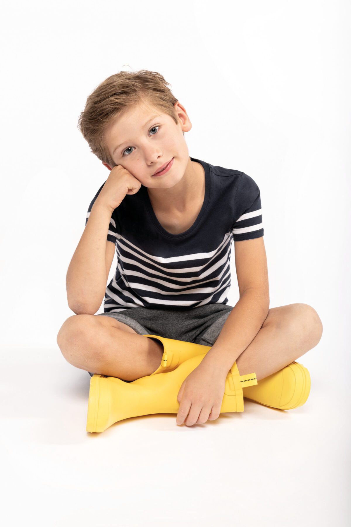 T-shirt personnalisé marin col rond Bio enfant - K3035 – Image 2