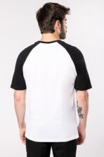 T-shirt personnalisé bicolore manches courtes - K330 – Image 2