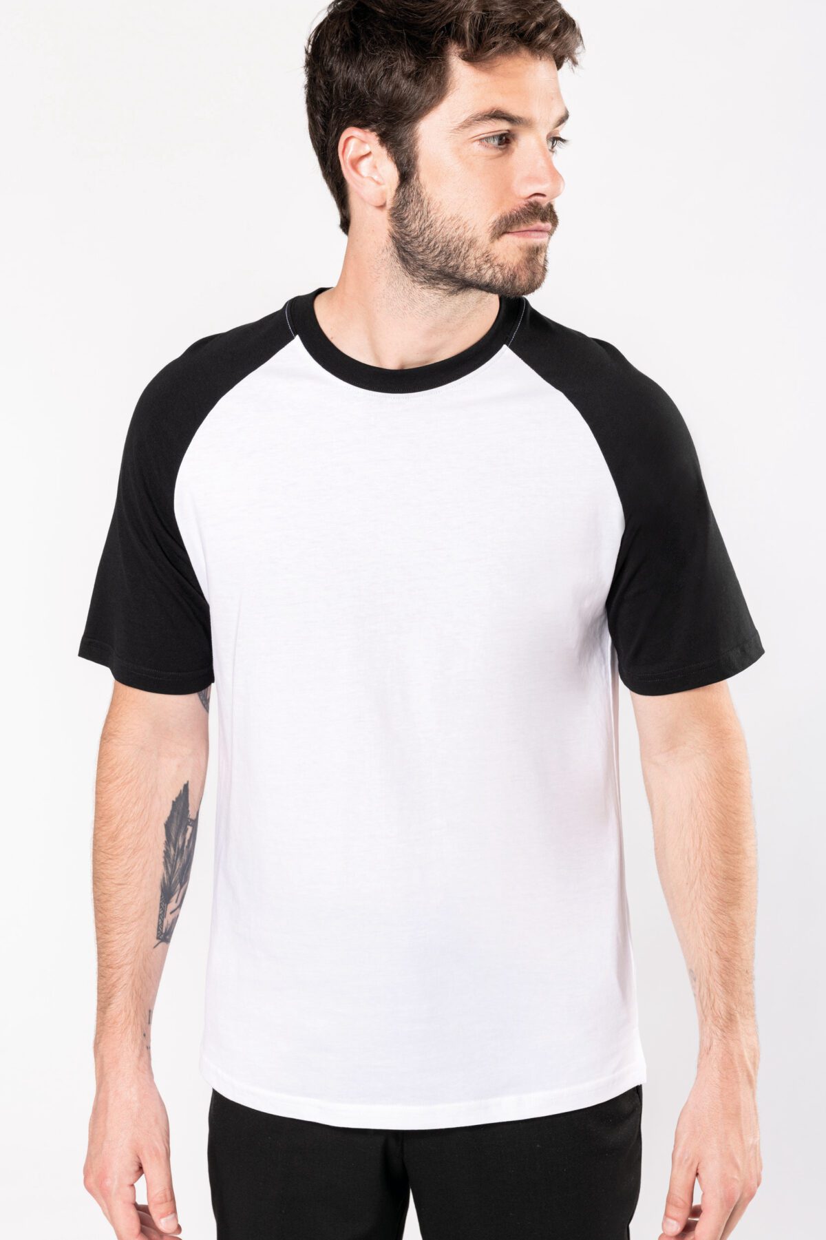 T-shirt personnalisé bi-colore homme