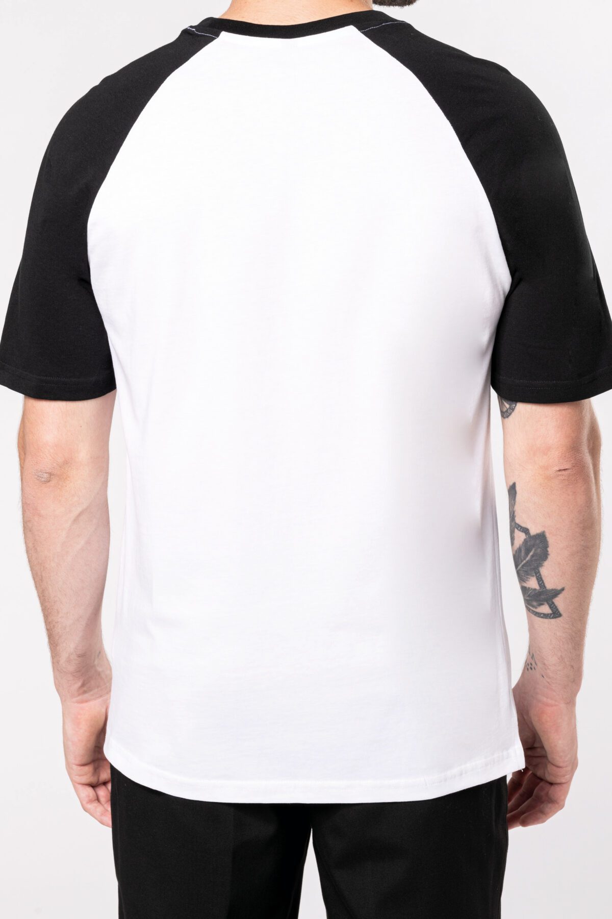 T-shirt personnalisé bicolore manches courtes - K330 – Image 10