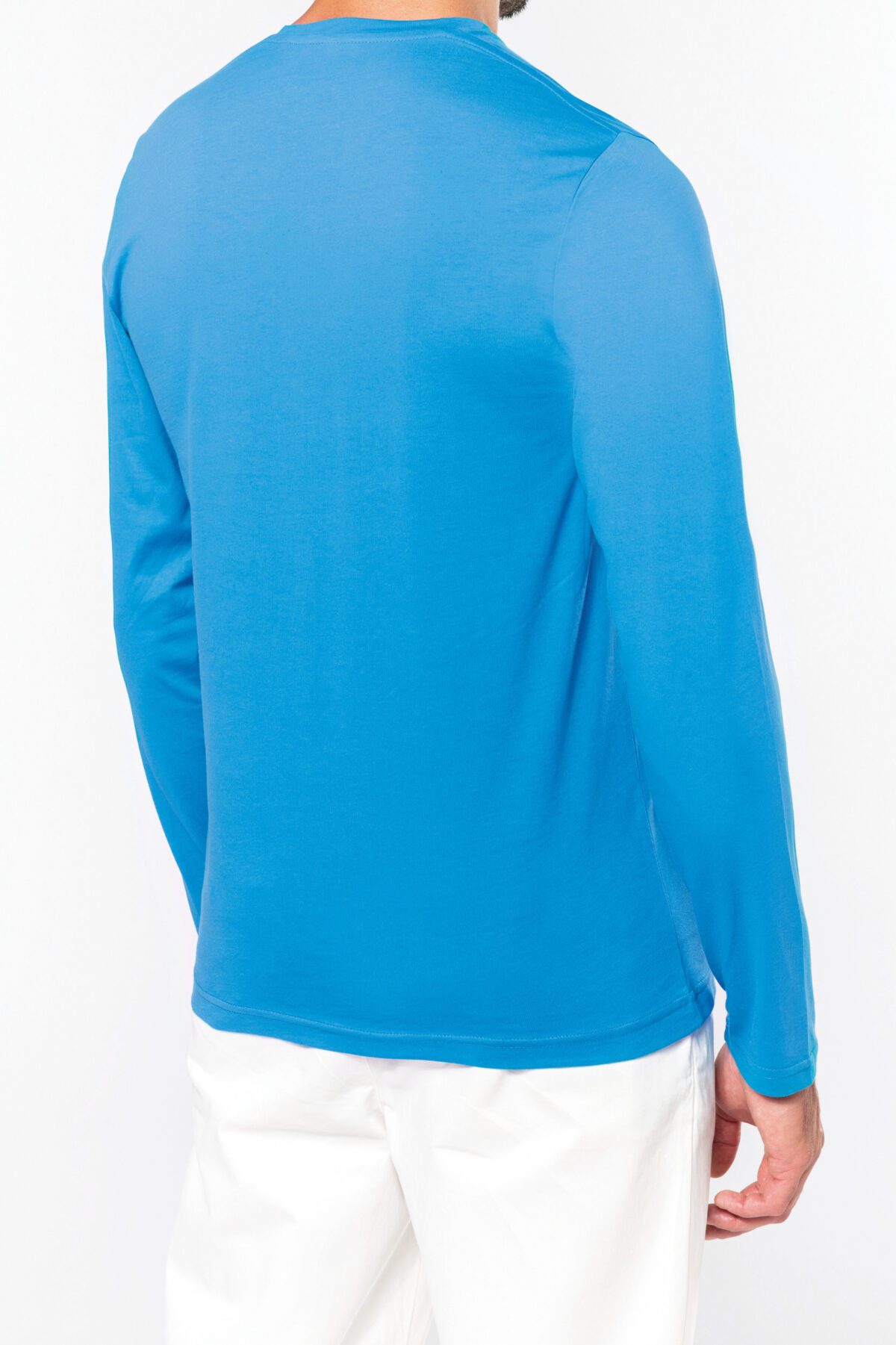 T-shirt personnalisé col V manches longues - K358 – Image 7