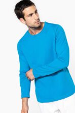 T-shirt personnalisé col rond manches longues homme - K359 – Image 10