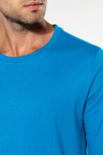T-shirt personnalisé col rond manches longues homme - K359 – Image 7