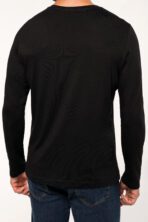 T-shirt personnalisé col rond manches longues homme - K359 – Image 8