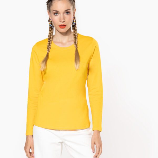 T-shirt personnalisé manches longues col V