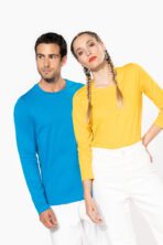 T-shirt personnalisé col rond manches longues femme - K383 – Image 4