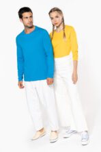 T-shirt personnalisé col rond manches longues femme - K383 – Image 13