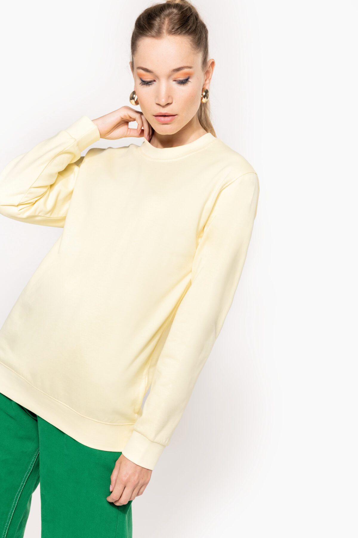 Sweat-shirt col rond unisexe - K474 – Image 32