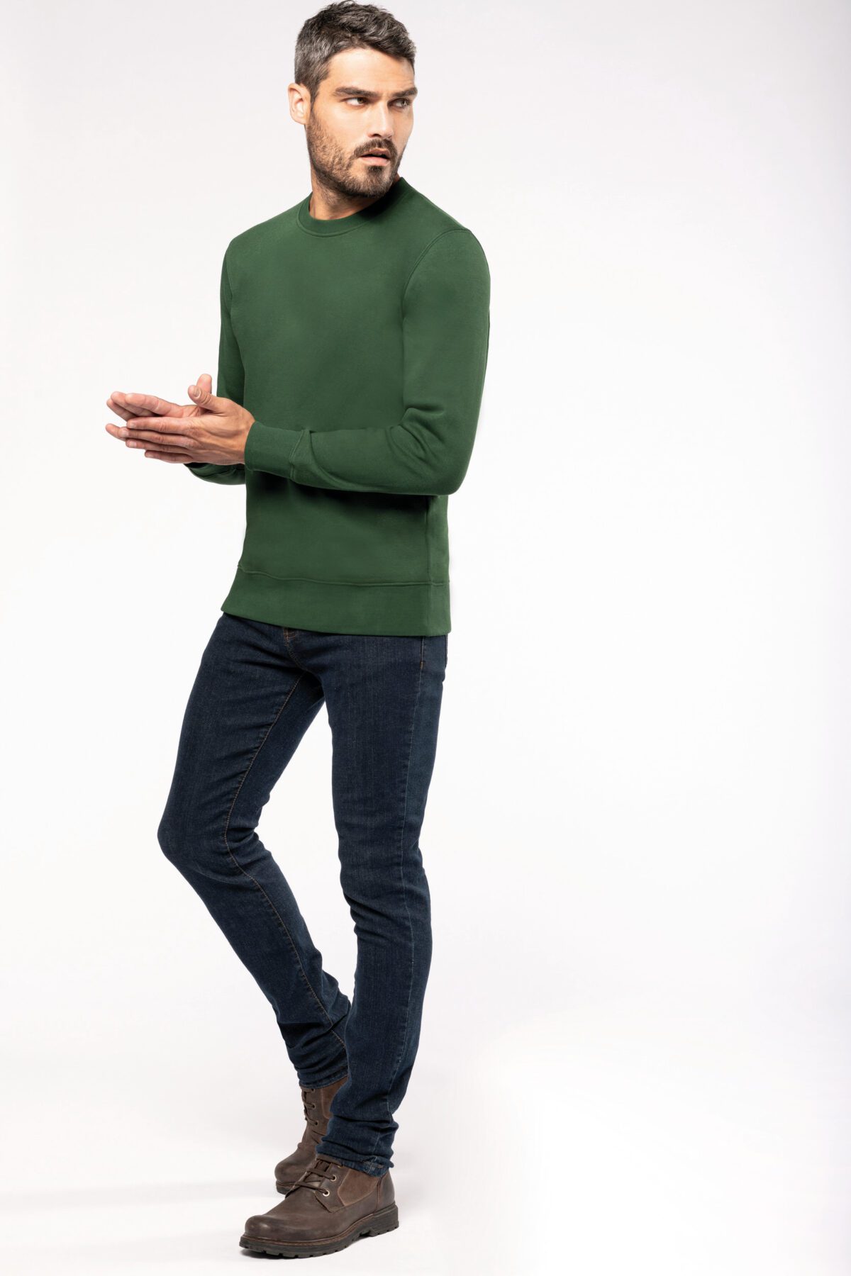 Sweat-shirt col rond homme - K488 – Image 5
