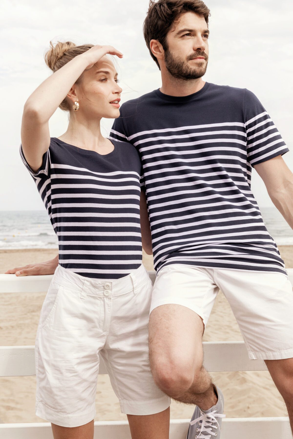 T-shirt personnalisé marin col rond Bio homme - K3033 – Image 13