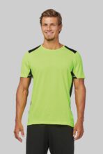 T-shirt de sport bicolore unisexe - PA478