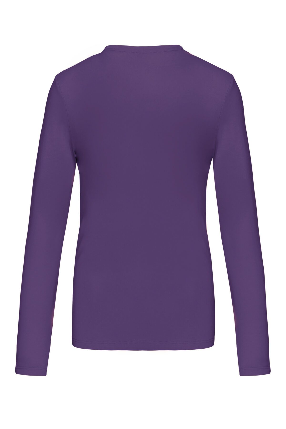 T-shirt col V manches longues femme - K382 – Image 43