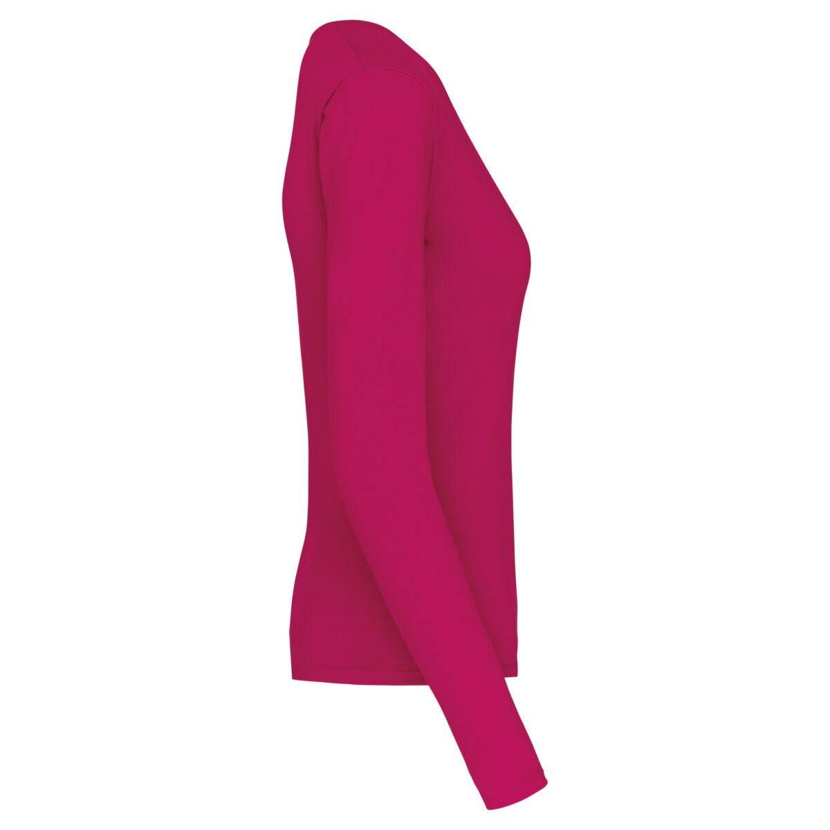 T-shirt col V manches longues femme - K382 – Image 28