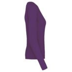 T-shirt col V manches longues femme - K382 – Image 44