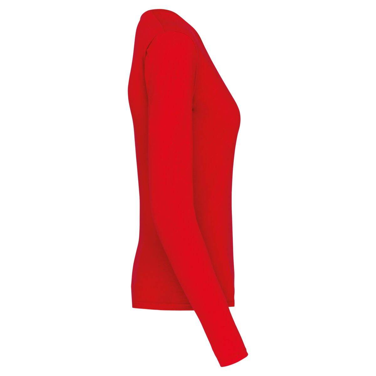 T-shirt col V manches longues femme - K382 – Image 46