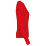 T-shirt col V manches longues femme - K382 – Image 46