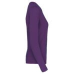 T-shirt personnalisé col rond manches longues femme - K383 – Image 41