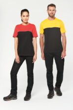 T-shirt personnalisé bicolore écoresponsable unisexe