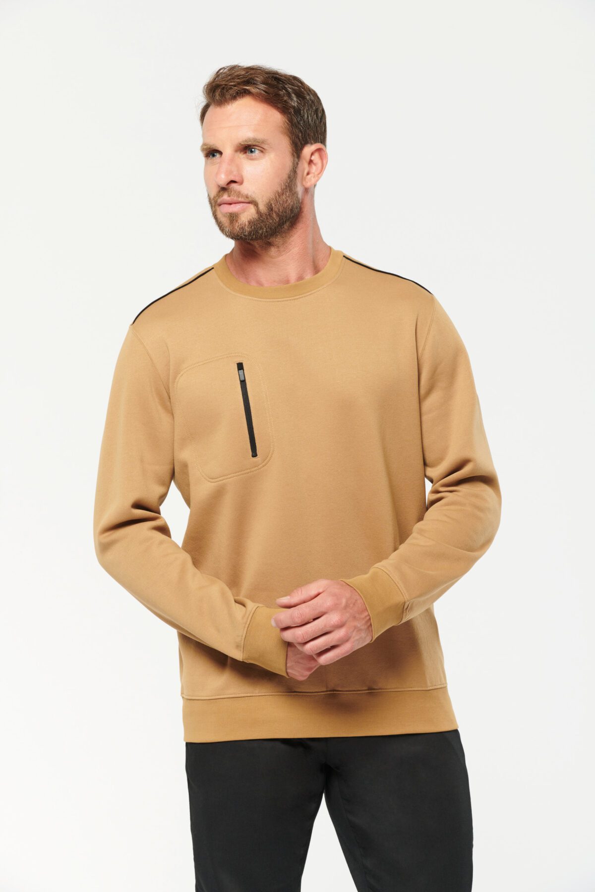 Sweat-shirt personnalisé Day To Day zip poche contrastée unisexe - WK403 – Image 5