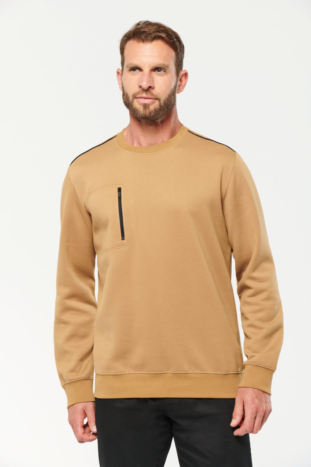 Sweat-shirt personnalisé Day To Day zip poche contrastée unisexe - WK403 – Image 2
