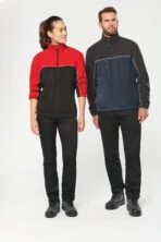 Veste micropolaire bicolore écoresponsable unisexe - WK904
